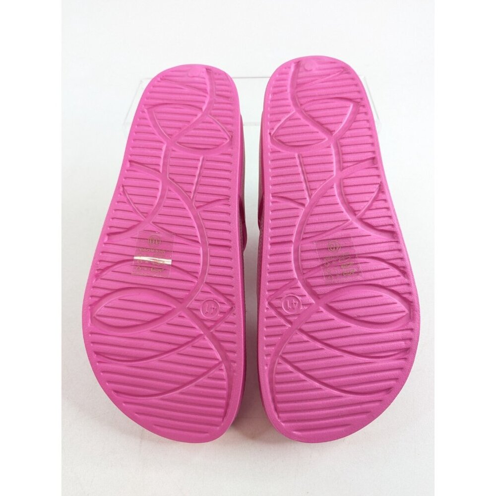 FUNKY MONKEY Women’s Pink Thong Flip Flop Arch Support Sandals Sz 10 New - Picture 7 of 9